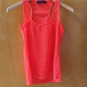 Annebelle Women's Orange Tank Top Size S